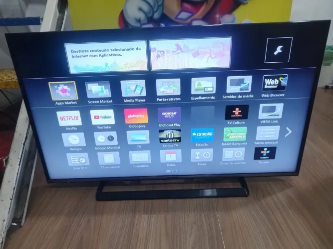 Tv Panasonic 40 polegadas com YouTube
