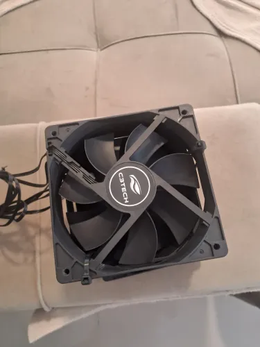 6 fans Black sem led c3tech 120m 1200rpm