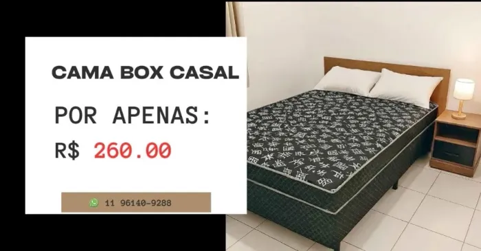 cama box casal (promoção)