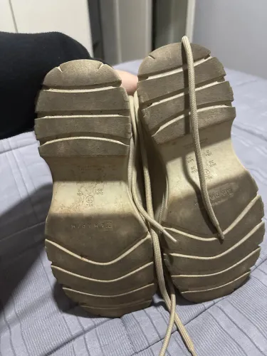 Bota Coturno Ramarim Tratorada Nude Tricot Original