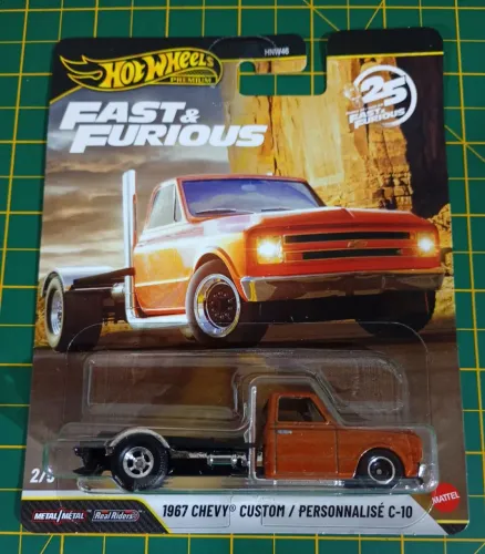Hot Wheels Premium - Chevy Custom Personnalisé C-10 1967 - Fast & Furious