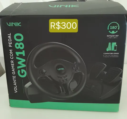 Volante Gamer e PC