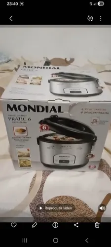 Panela elétrica de cuzinhar mundial 6L premium