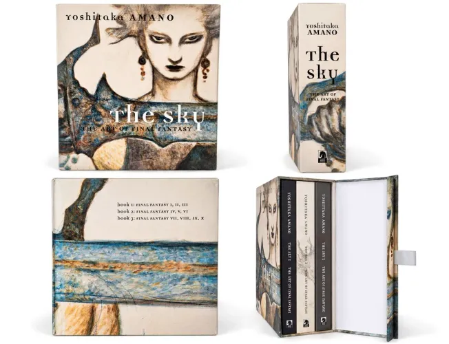 Box Artbooks Yoshitaka Amano The Sky 3 volumes 