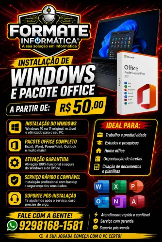 Instalaçao profissional  - Atendemos em Domicílio