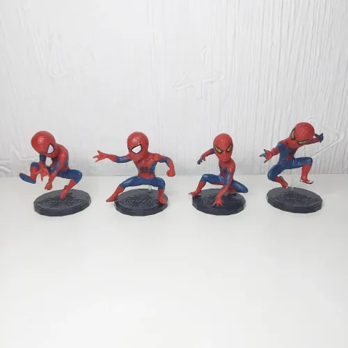 Set com 4 Miniaturas do Homem-Aranha Marvel