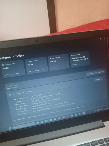 Notebook Lenovo seminovo+carregador original