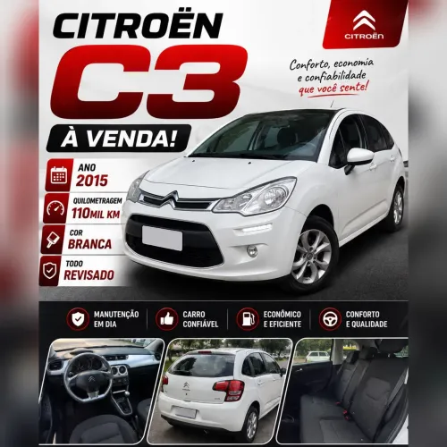 Citroen C3 Tendance 1.5 Flex 8V 5P Mec. 2015