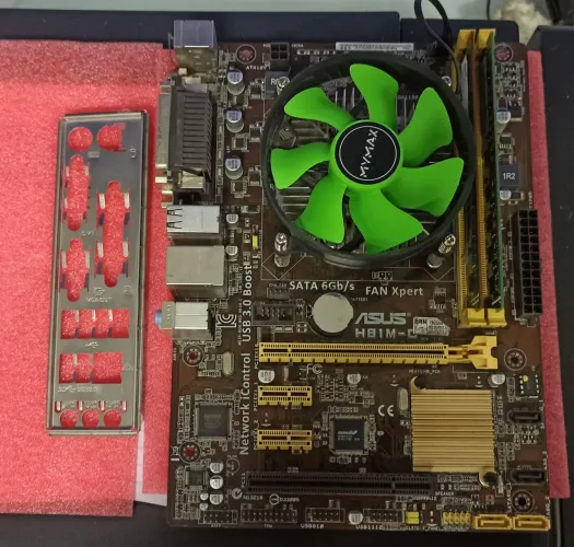 Kit Upgrade ASUS H81M-C + Intel Pentium G3220 3.0GHz + 6GB RAM (4°Geração).