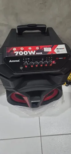 Caixa de som AMVOX VOLCANO 700WTS sem funcionar