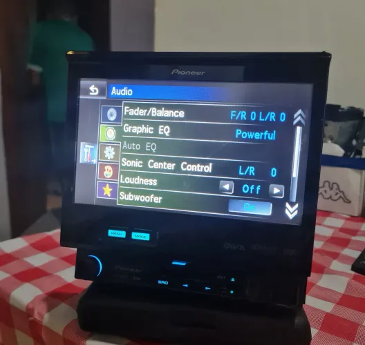 Dvd pioneer retrátil Bluetooth e saída subwofer FAÇO ENTREGAS 