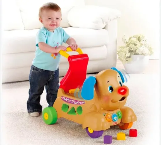 Andador cachorro fisher price USADO