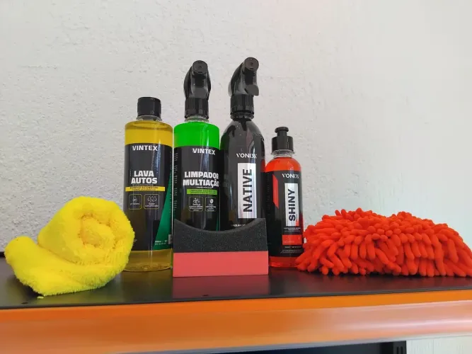 Produtos para limpeza interna e externa do seu carro e kits!!!