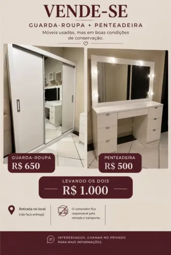 Guarda roupa + Penteadeira