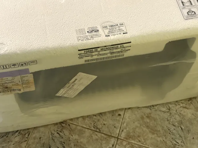 Vendo Microondas 32L Brastemp Gril Inox