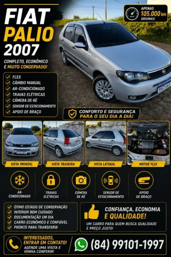 Fiat Palio Celebration 1.0 Fire Flex 8V 4P 2007