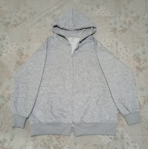 Blusa moletom cinza