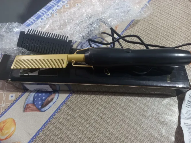 Vendo esse pente quente como escova quente