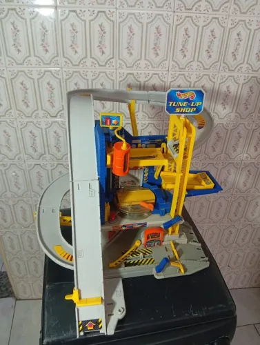 Pista Hot Wheels Super Auto Garage Estacionamento Completo Anos 2000