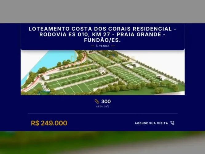 Oportunidade única: Lote em Fundão no Costa dos Corais Residencial!