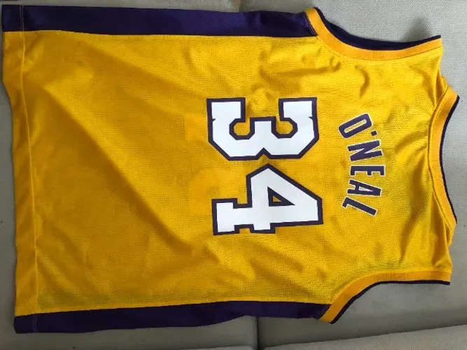 [Deadstock] Camisa NBA Lakers Shaquille O'Neal 34 Vintage (Nova/Com Etiqueta)