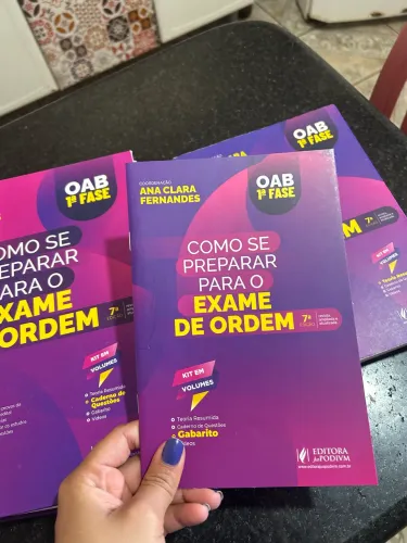 Livro ?como se preparar para o exame de ordem? OAB