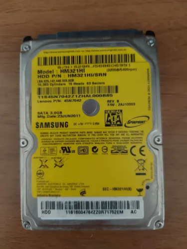 Hd 320gb ssd samsung