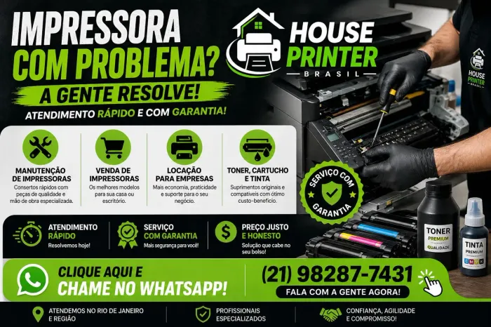 Concerto e reparos impressoras
