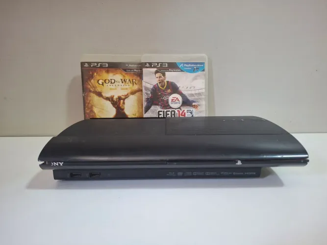 Ps3 Super Slim 500gb com 58 Jogos
