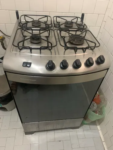 Fogão BRASTEMP INOX 4 bocas 