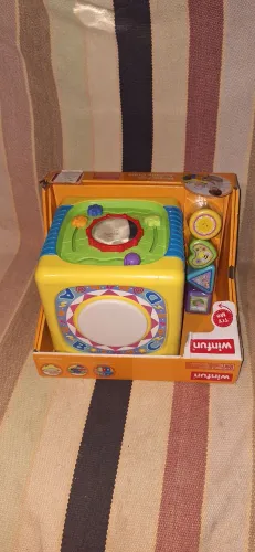 Cubo de Atividades Musical Winfun - Educativo para Bebês , novo e sem som