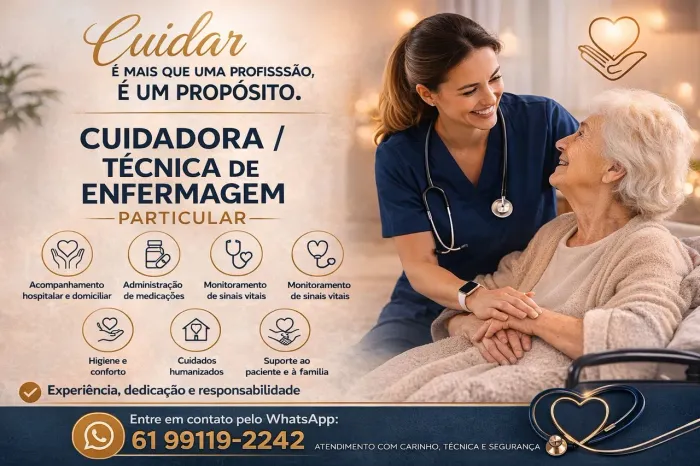 Cuidadora/Técnica de enfermagem 