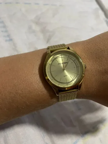 Relógio Feminino Mondaine Dourado Original