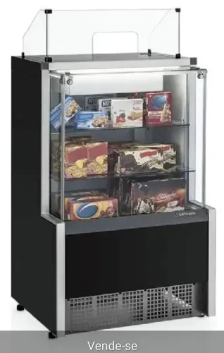 Vitrine padaria caixa