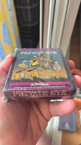 Carticho jogo atari private eye loose Activision original colecionador!!!
