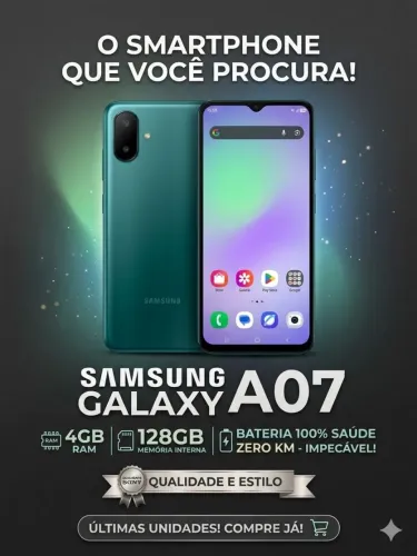 Celular Samsung A07 (o mais novo da OLX)