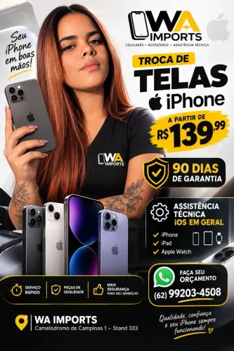 Troque sua tela com a gente - Assistência técnica especializada