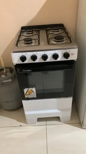 Fogão de Piso a Gás Esmaltec 4 Bocas Ideal Pop Mesa Inox - ACEITO CARTÃO 