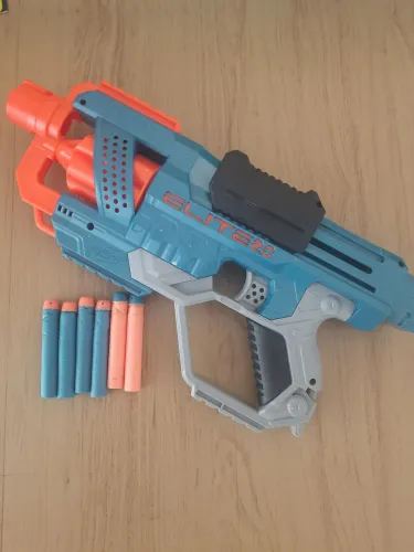 Arma Pistola Brinquedo lançador de dardos Nerf