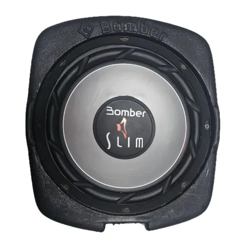 Kit sub bomber slim 8" 200 rms e Modulo setsom 400 rms x4
