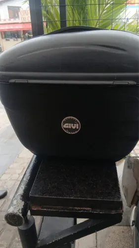 Par Baús Bauleto Lateral 21 Lt Monokey Cruiser Givi E-21n Preto