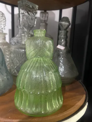 Garrafa baiana vidro verde