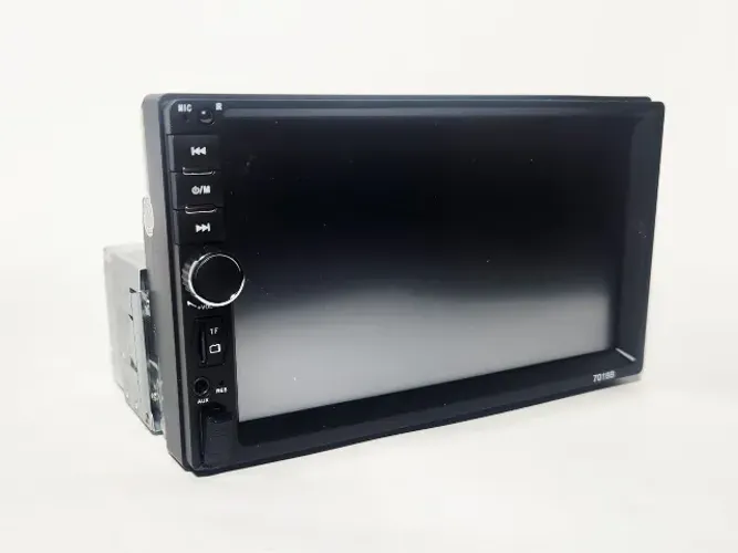 Multimídia Universal 1din entrada de rádio bluetooth