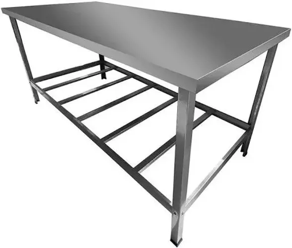 Mesa de serviço inox 200x60