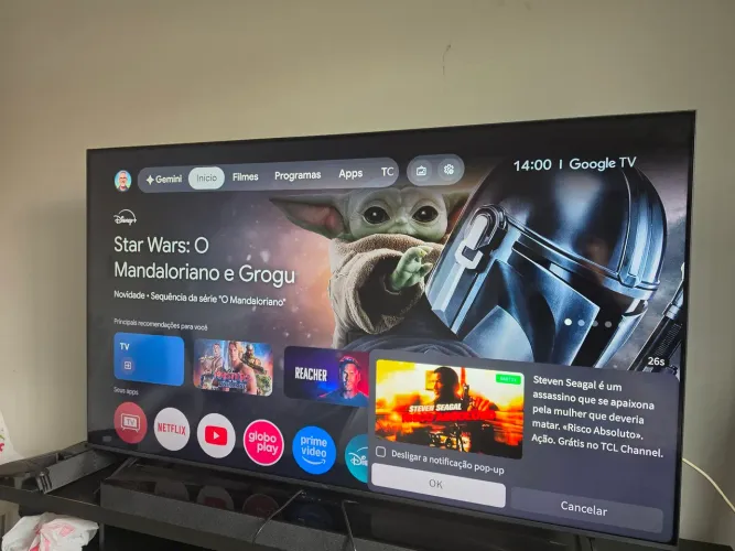 Tv TCL premium C6K polegadas 4k