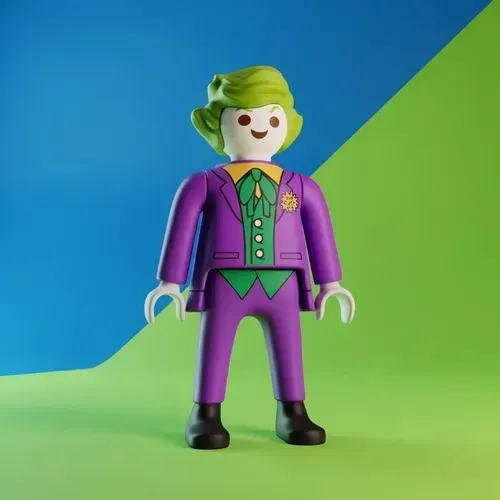 Coringa Joker Playmobil DC novo com encarte e cápsula 