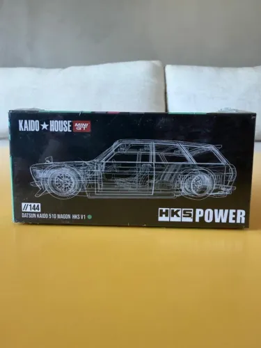 Mini GT Kaido House Datsun 510 Wagon HKS V1 #144 1:64