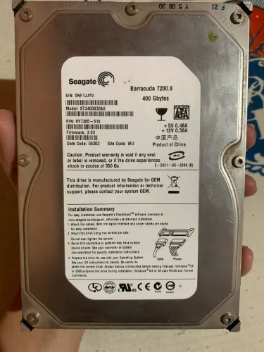 HD Seagate Barracuda 400GB SATA