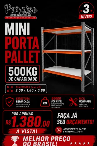 Mini porta pallet a pronta entrega