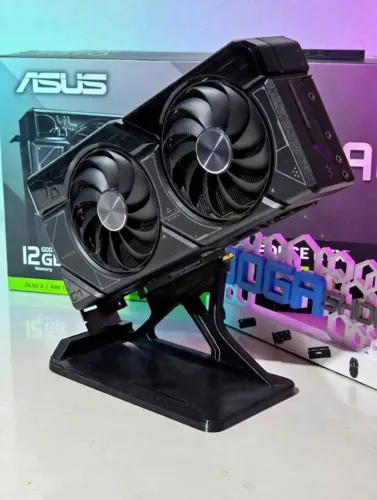 Placa de Vídeo RTX 4070 Asus Dual OC 12GB 12GB GDDR6X, 5.888 CUDA Cores